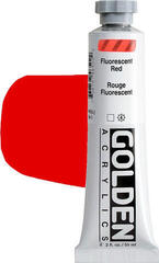 Akrylová barva Golden Artist Colors Heavy Body Akrylová barva Fluorescent Red 59 ml 1 ks
