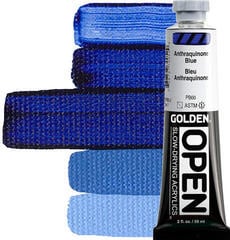Peinture acrylique Golden Artist Colors Open Peinture acrylique Anthraquinone Blue 59 ml 1 pc