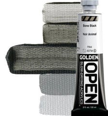 Akrylová farba Golden Artist Colors Open Akrylová farba Bone Black 59 ml 1 ks