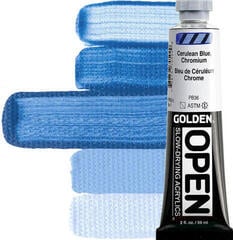 Akrilfesték Golden Artist Colors Open Akril festék Cerulean Blue, Chromium 59 ml 1 db