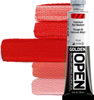 Akrylová barva Golden Artist Colors Open Akrylová barva Cadmium Red Medium 59 ml 1 ks - 1