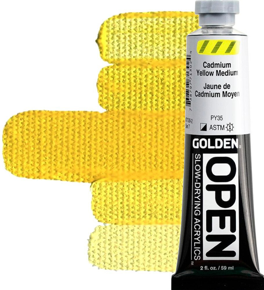 Culoare acrilică Golden Artist Colors Open Vopsea acrilică Cadmium Yellow Medium 59 ml 1 buc.