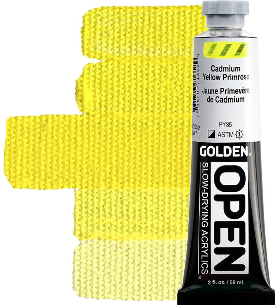 Culoare acrilică Golden Artist Colors Open Vopsea acrilică Cadmium Yellow Primrose 59 ml 1 buc.