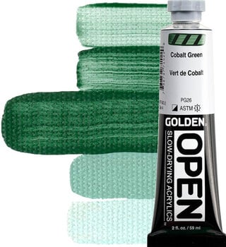 Akrylová barva Golden Artist Colors Open Akrylová barva Cobalt Green 59 ml 1 ks - 1