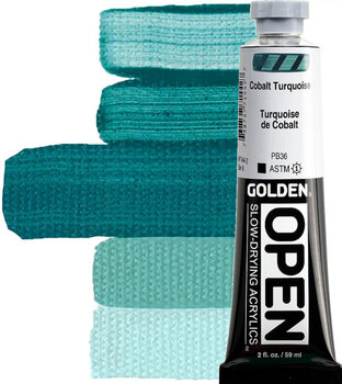 Akrylová farba Golden Artist Colors Open Akrylová farba Cobalt Turquoise 59 ml 1 ks - 1
