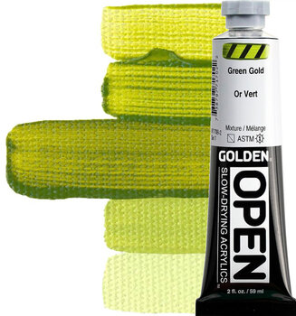 Akrilna boja Golden Artist Colors Open Akrilna boja Green Gold 59 ml 1 kom - 1