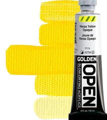 Acrylic Paint Golden Artist Colors Open Acrylic Paint Hansa Yellow Opaque 59 ml 1 pc