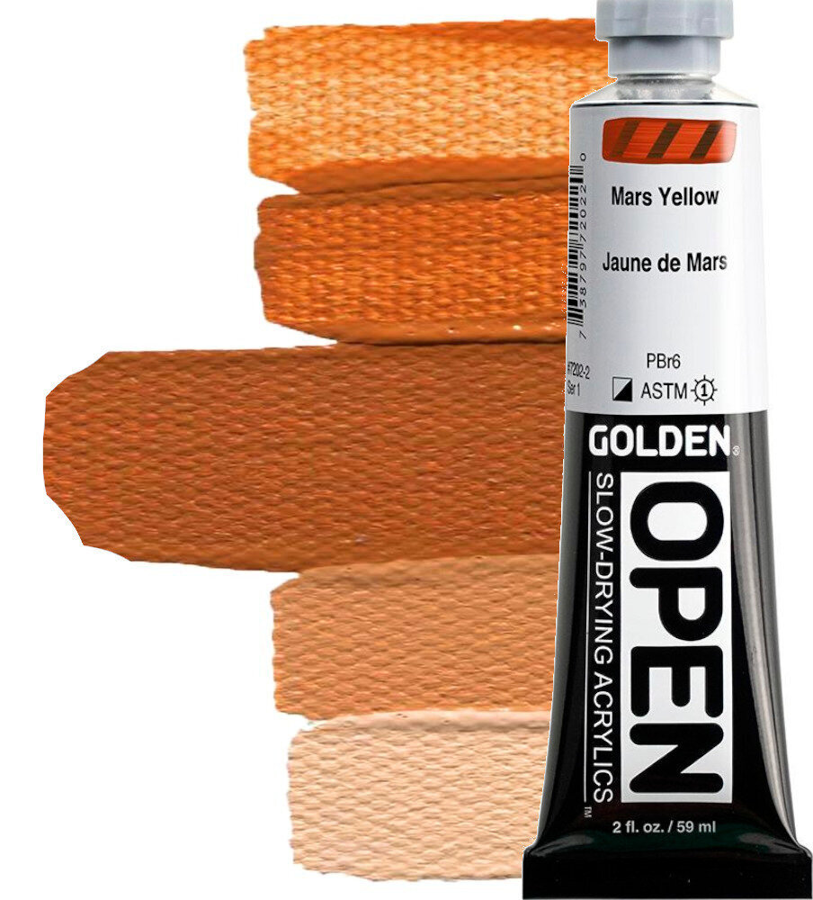 Culoare acrilică Golden Artist Colors Open Vopsea acrilică Mars Yellow 59 ml 1 buc.
