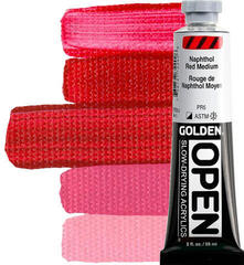 Akrylová barva Golden Artist Colors Open Akrylová barva Naphthol Red Medium 59 ml 1 ks