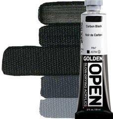 Akrilna barva Golden Artist Colors Open Akrilna barva Carbon Black 59 ml 1 kos