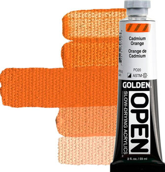 Acrylic Paint Golden Artist Colors Open Acrylic Paint Cadmium Orange 59 ml 1 pc - 1