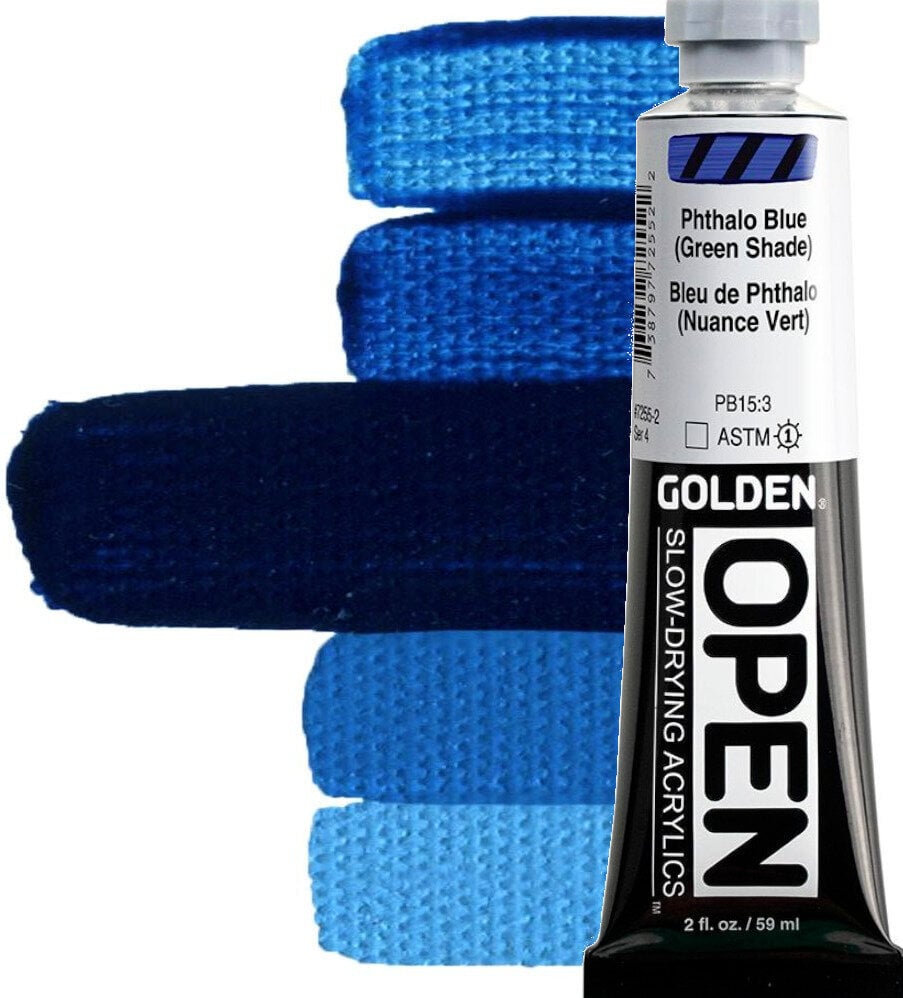 Akrilna boja Golden Artist Colors Open Akrilna boja Phthalo Blue (Green Shade) 59 ml 1 kom