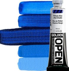 Akrylfärg Golden Artist Colors Open Akrylfärg Phthalo Blue (Red Shade) 59 ml 1 st