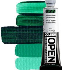 Acrylic Paint Golden Artist Colors Open Acrylic Paint Phthalo Green (Blue Shade) 59 ml 1 pc