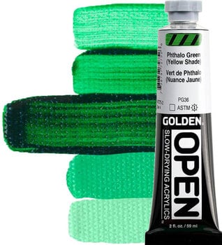 Akrilna boja Golden Artist Colors Open Akrilna boja Phthalo Green (Yellow Shade) 59 ml 1 kom - 1