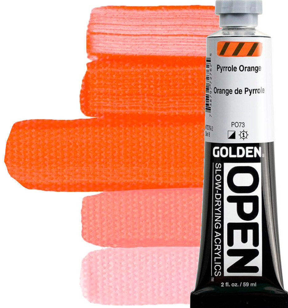 Peinture acrylique Golden Artist Colors Open Peinture acrylique Pyrrole Orange 59 ml 1 pc