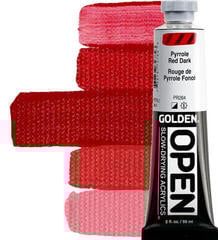 Acrylic Paint Golden Artist Colors Open Acrylic Paint Pyrrole Red Dark 59 ml 1 pc