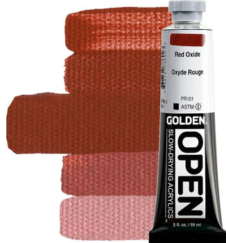 Akrylmaling Golden Artist Colors Open Acryl Paint Red Oxide 59ml - 1