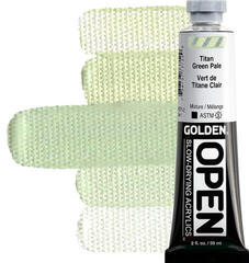 Akrylová barva Golden Artist Colors Open Akrylová barva Titaan Green Pale 59 ml 1 ks