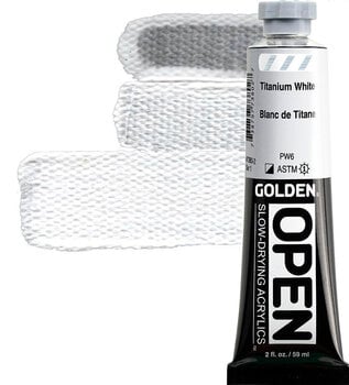 Aκρυλικό Χρώμα Golden Artist Colors Open Ακρυλική μπογιά Titaanium White 59 ml 1 τεμ. - 1