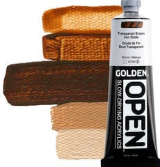 Akrilna boja Golden Artist Colors Open Akrilna boja Transparent Brown Iron Oxide 59 ml 1 kom