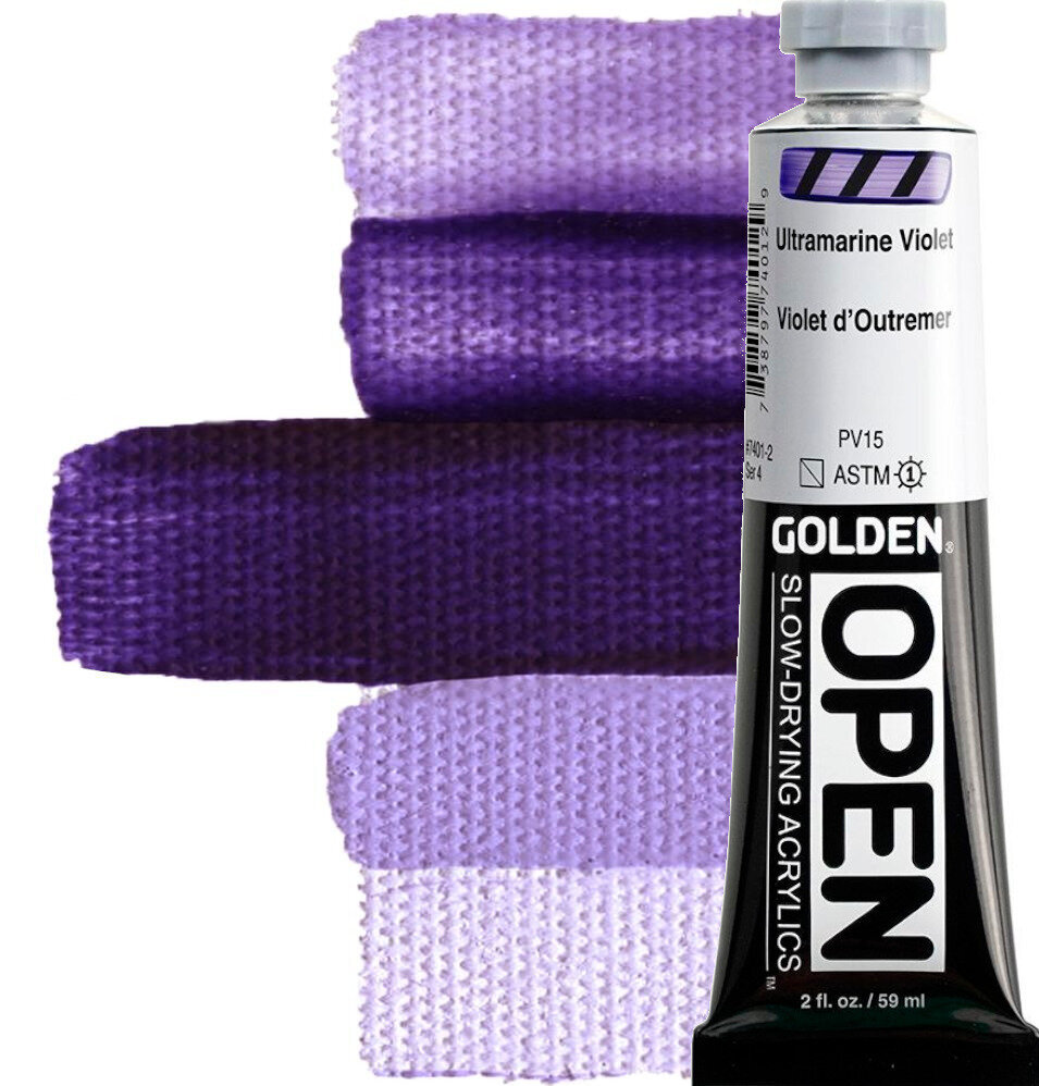 Akrylová barva Golden Artist Colors Open Akrylová barva Ultramarine Violet 59 ml 1 ks