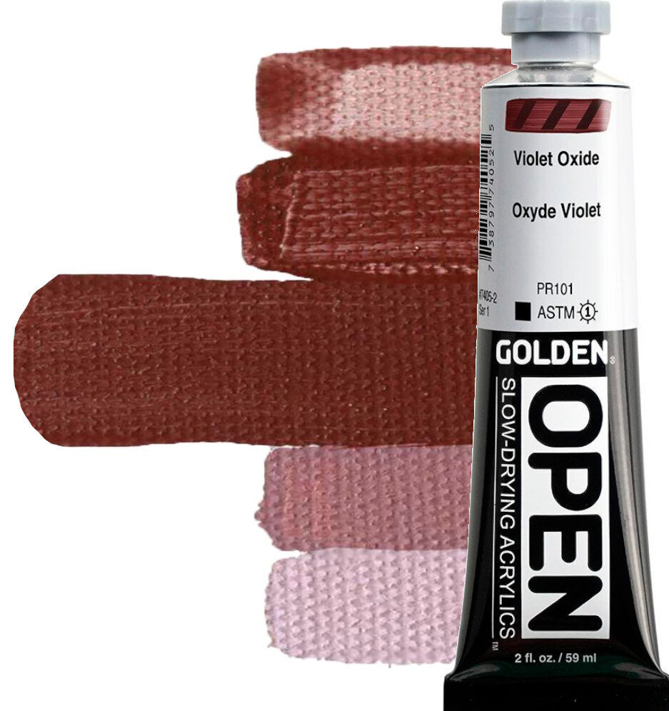 Farba akrylowa Golden Artist Colors Open Farba akrylowa Violet Oxide 59 ml 1 szt.