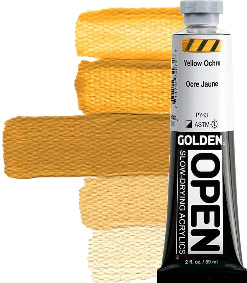 Akrylfärg Golden Artist Colors Open Akrylfärg Yellow Ochre 59 ml 1 st