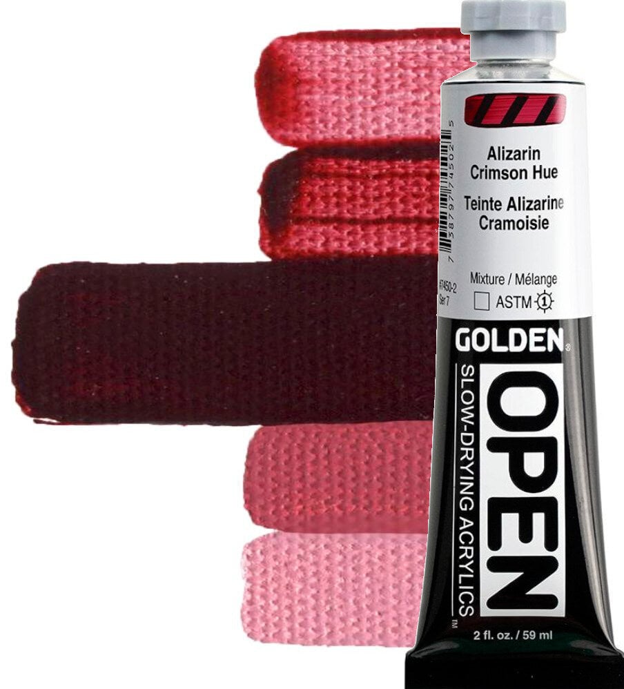 Akrila krāsa Golden Artist Colors Open Acryl Paint Alizarin Crimson Hue 59ml