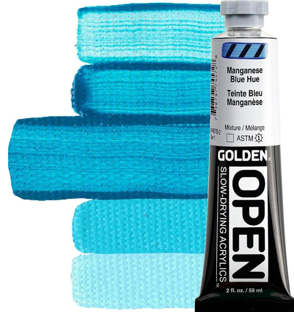 Culoare acrilică Golden Artist Colors Open Vopsea acrilică Manganese Blue Hue 59 ml 1 buc.