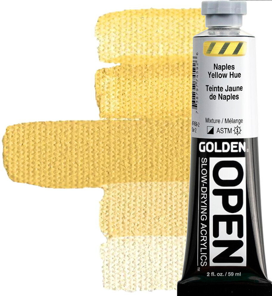 Culoare acrilică Golden Artist Colors Open Vopsea acrilică Naples Yellow Hue 59 ml 1 buc.