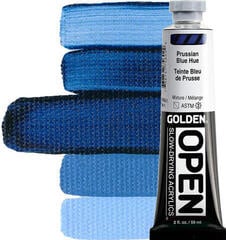Culoare acrilică Golden Artist Colors Open Vopsea acrilică Prussian Blue Hue 59 ml 1 buc.