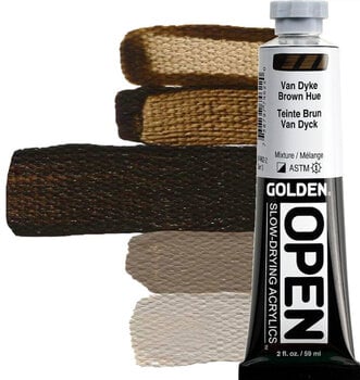 Akrilna boja Golden Artist Colors Open Akrilna boja Van Dyke Brown Hue 59 ml 1 kom - 1