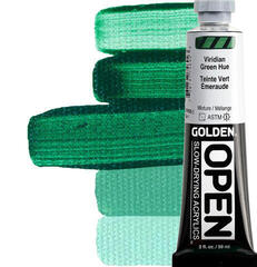 Akrylová barva Golden Artist Colors Open Akrylová barva Viridian Green Hue 59 ml 1 ks