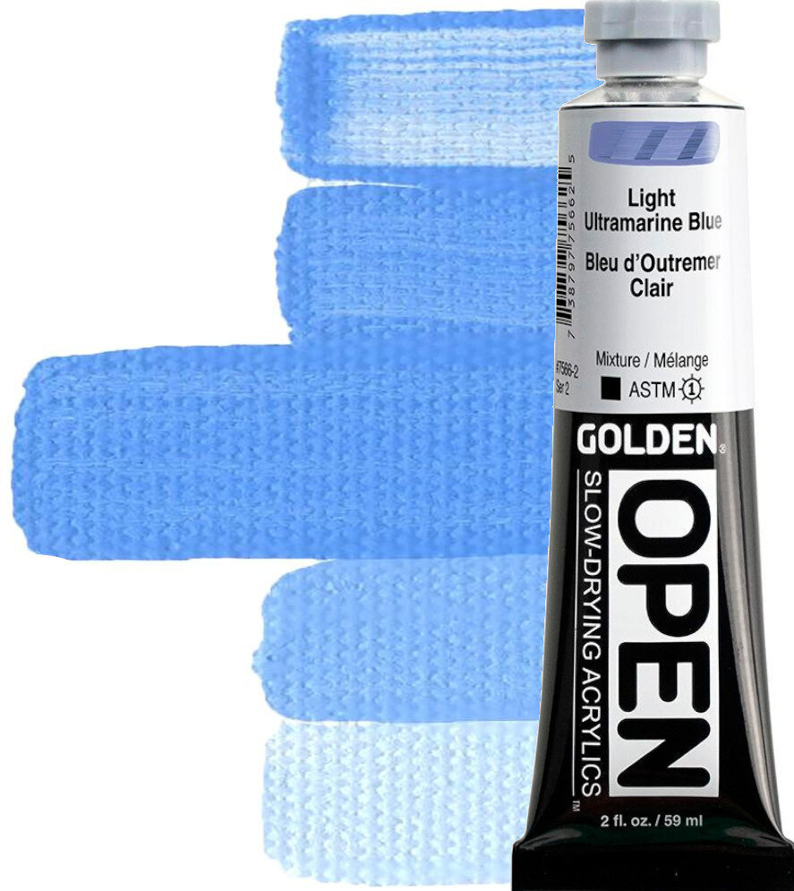 Akrilna boja Golden Artist Colors Open Akrilna boja Light Ultramarine Blue 59 ml 1 kom