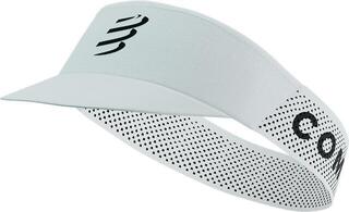 Juoksulippis Compressport Pro Racing White Lippa