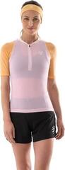 Camiseta de running de manga corta Compressport Trail Racing Postural SS Top Pink/Orange
