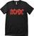 T-Shirt AC/DC Distressed Logo Black M T-Shirt