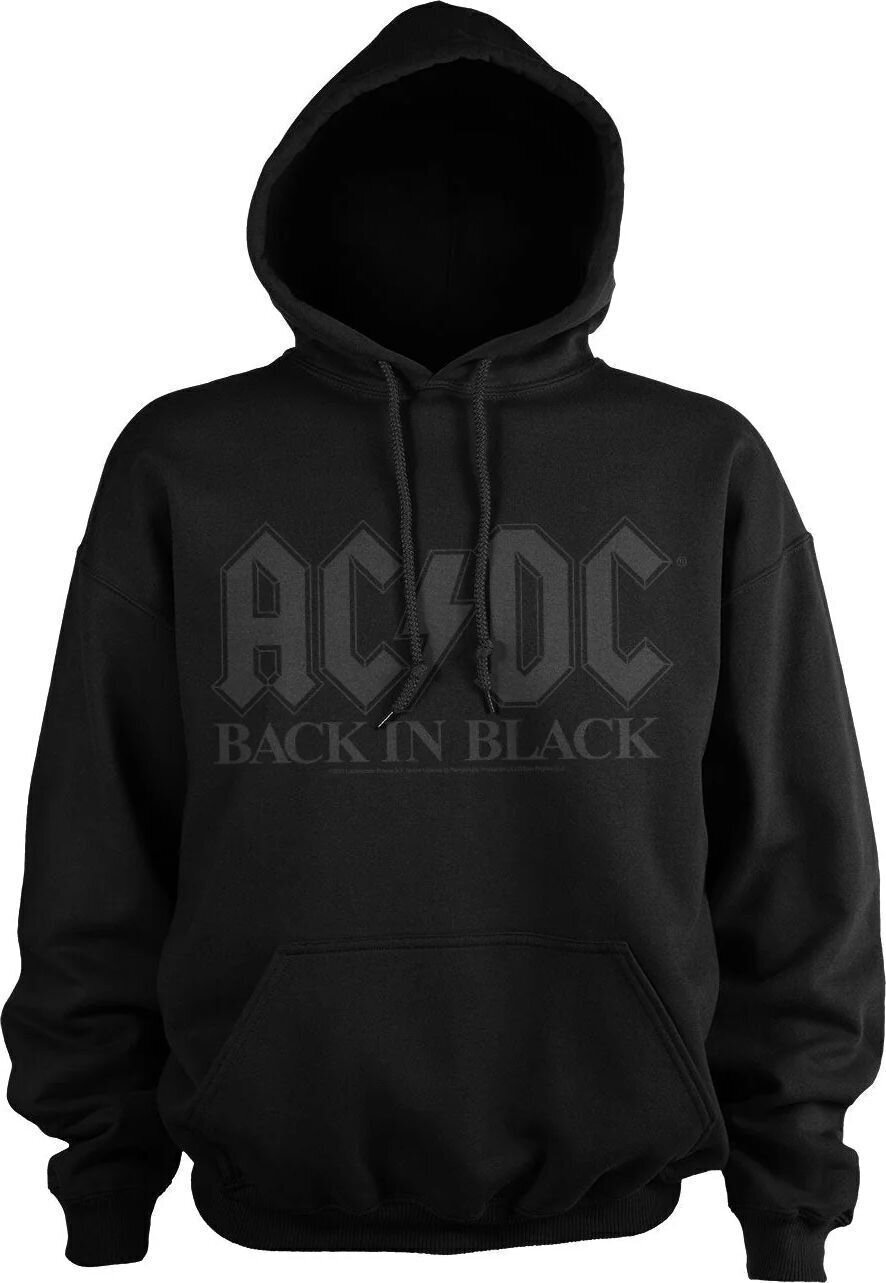 AC/DC Mikina Back In Black Unisex Black 2XL