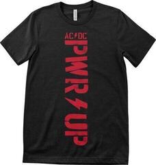T-shirt AC/DC PWR-UP Vertical Logo Black M T-shirt