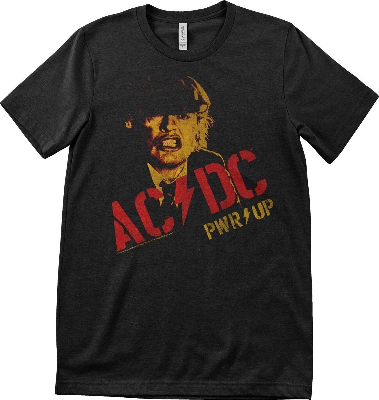 AC/DC Tričko Angus Young PWR-UP Unisex Black S