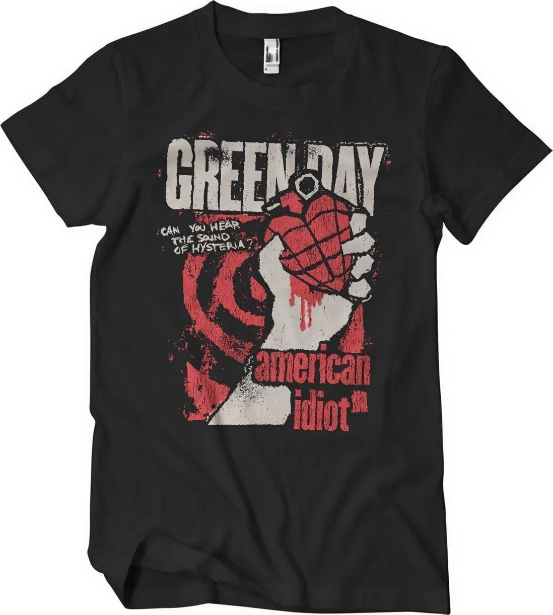 T-shirt Green Day American Idiot Spiral Arm Black XL T-shirt