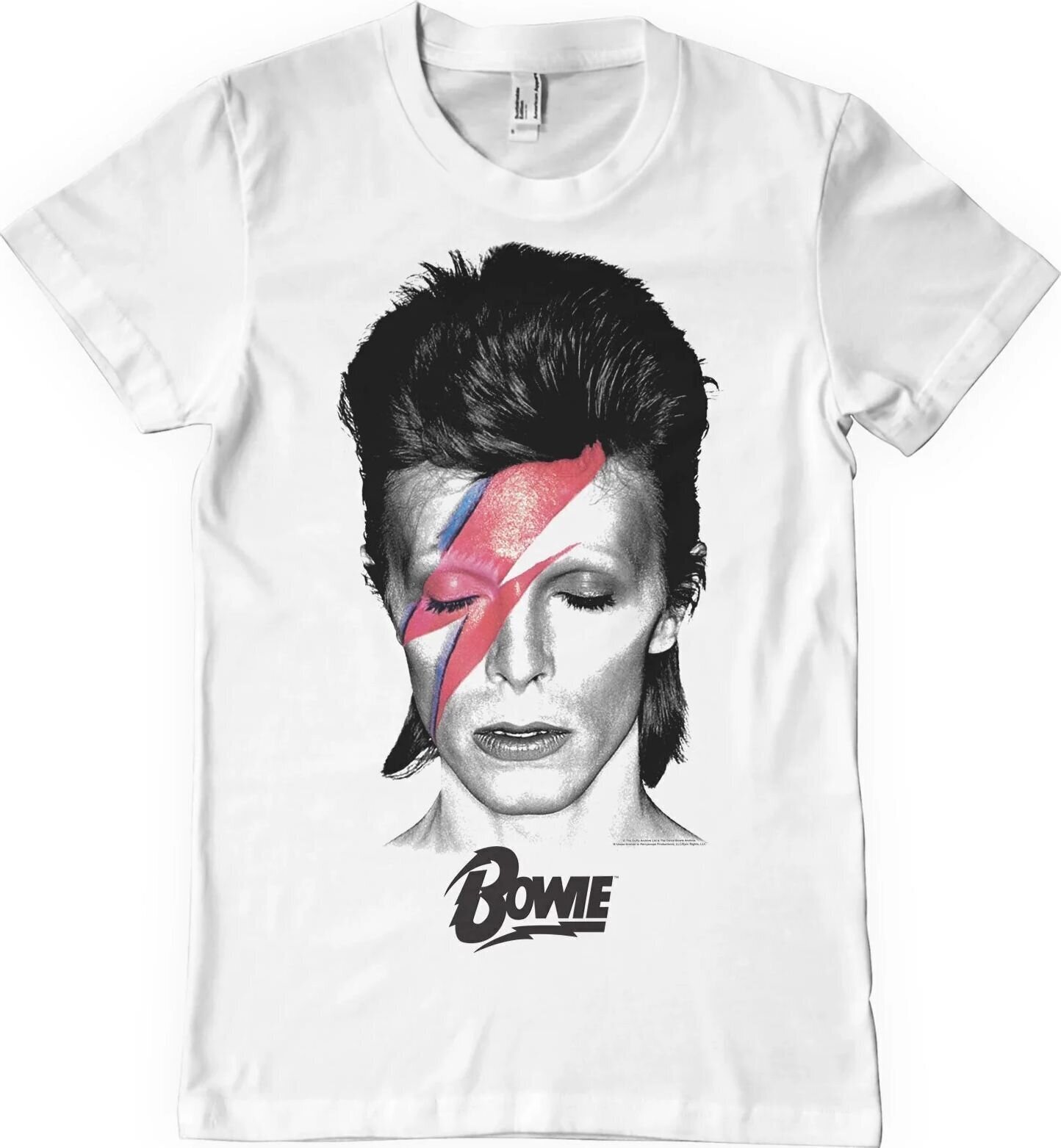 David Bowie Tričko Aladdin Sane Unisex White S