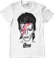 David Bowie Aladdin Sane White M T-särk