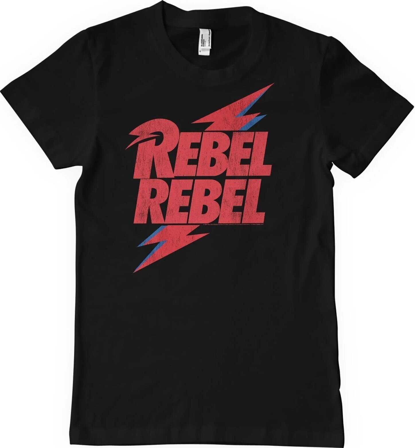 T-shirt David Bowie Rebel Rebel Black XL T-shirt