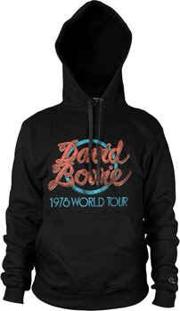 Hoodie David Bowie 1978 World Tour Black L Hoodie - 1