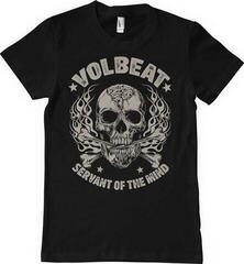 T-shirt Volbeat Skull & Crossbones Unisex T-shirt de manga curta/Black/Curto