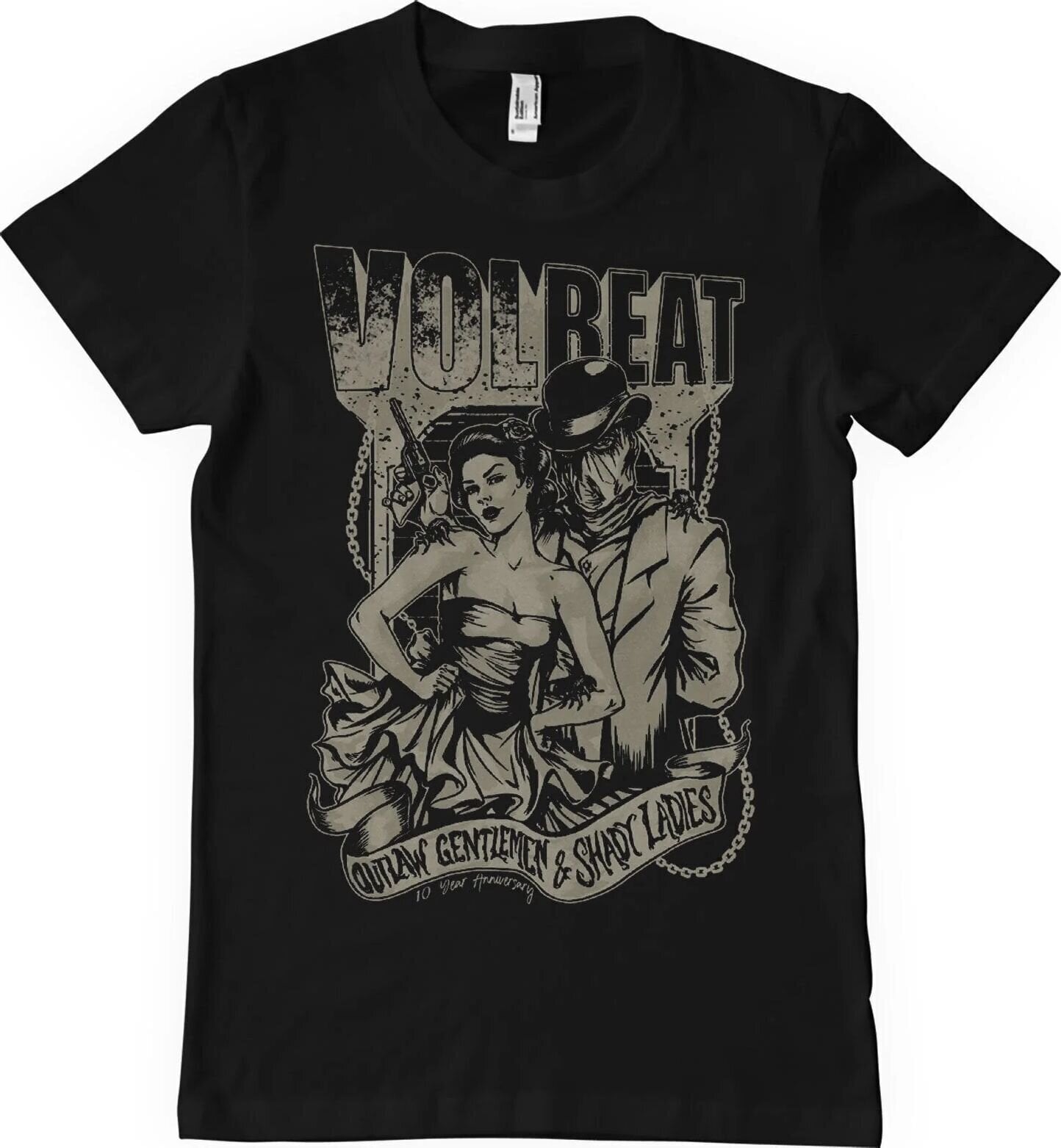T-shirt Volbeat Outlaw Gentlemen Black M T-shirt