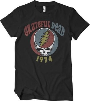 Skjorte Grateful Dead 1975 Tour Black M Skjorte - 1
