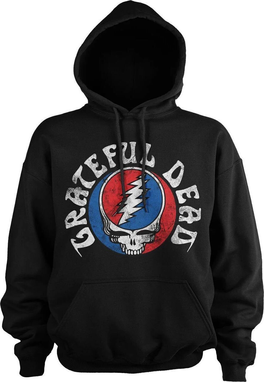 Hoodie Grateful Dead Distressed Black S Hoodie